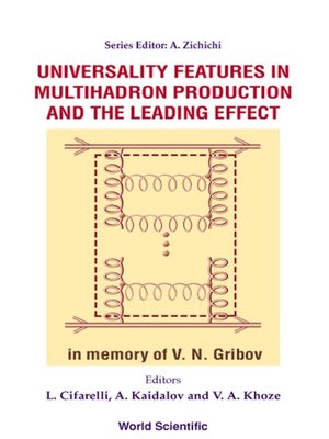 cover image of Universality Features In Multihadron Production and the Leading Effect: Proceedings of the 33rd Workshop